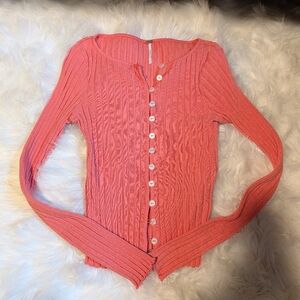 Free People Button Up Top/Cardigan